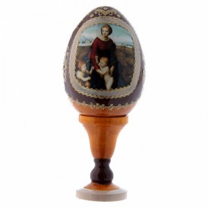 russian egg madonna faberge style