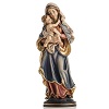 our lady of peace wooden statue painted