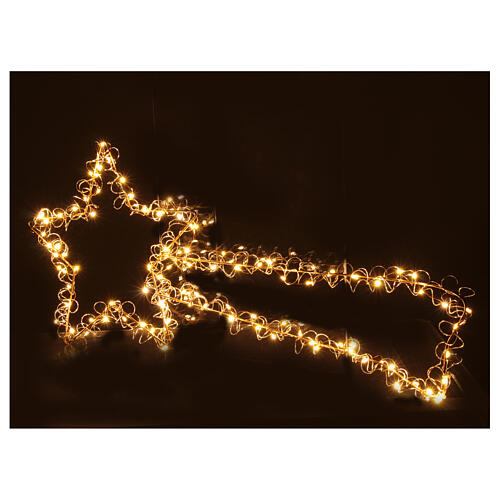 comet star 30x70 cm warm white full flash 100 leds indoor outdoor