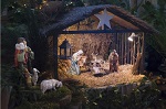 how to set up a nativity scene