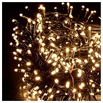 led christmas lights 1000 warm white black cable 50 m indoor outdoor