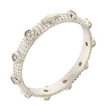 slim rosary ring 925 silver white zircons (1)