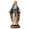 statue of mary immaculate gold details resin 30 cm