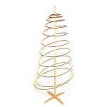 wood christmas tree large oval spira 140 cm