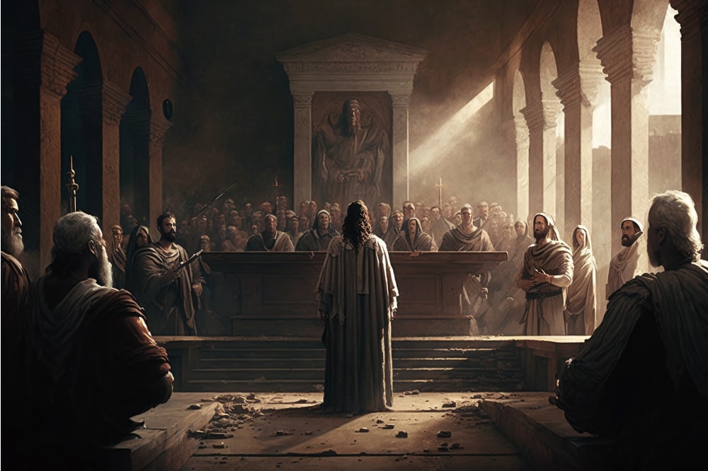 The story of Pontius Pilate and his involvement in the condemnation of Jesus