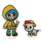 figure of luce and santino jubilee 2025 acrylic mascots